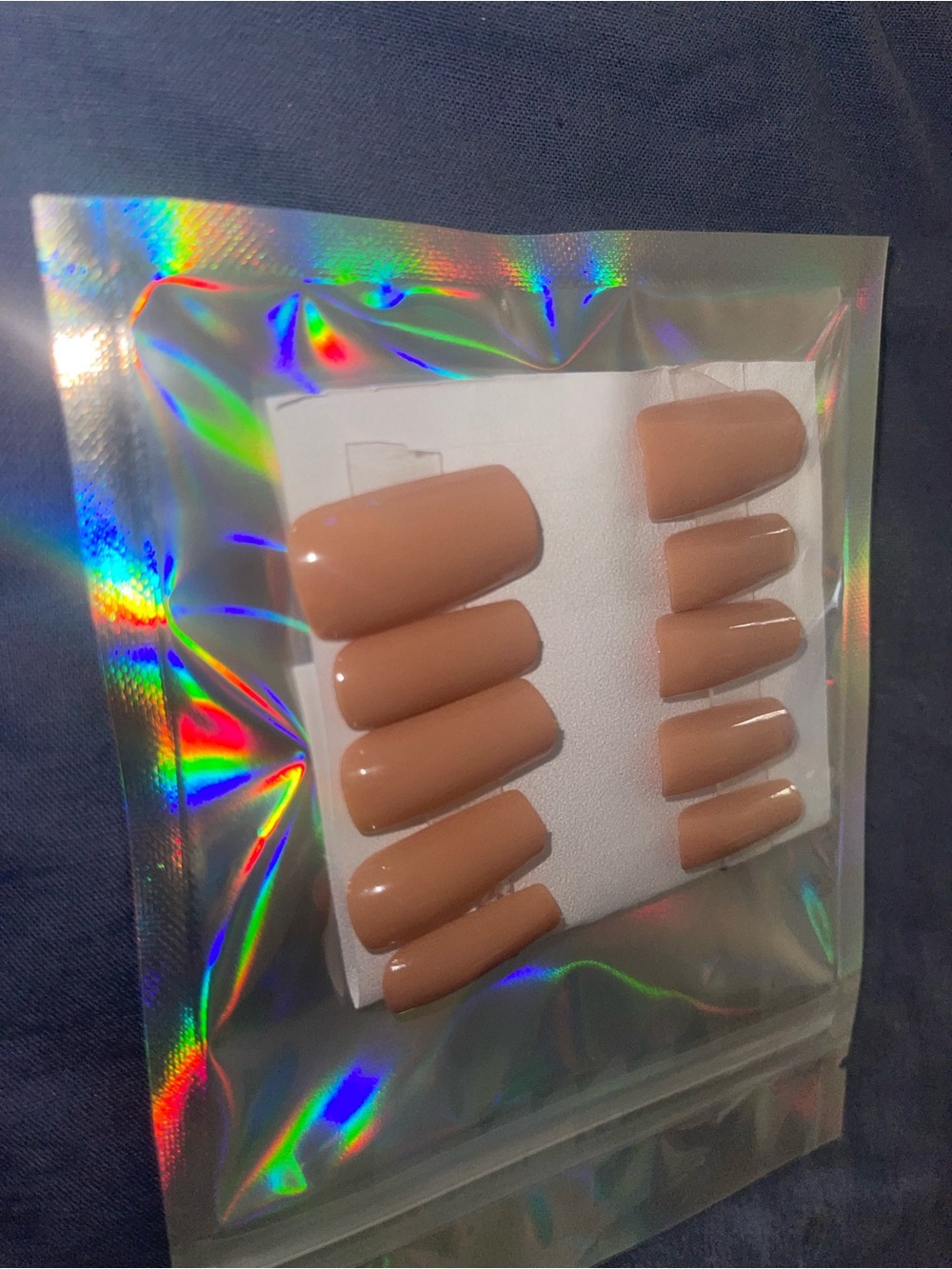 Brown Press-On Nail Set - Unbranded